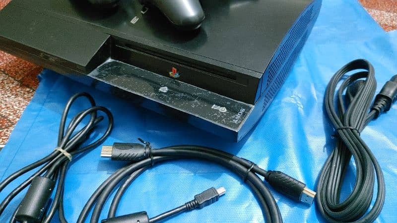 jailbreak ps3/500gb/45 games install tow controllers wirelless 12