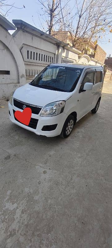 Suzuki Wagon R 2017 vxl model geniune condition family use car 5