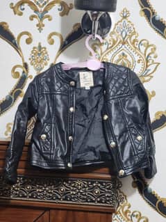 boy jacket black colour