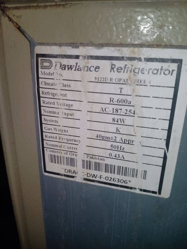 Dawlance Refrigerator 9122 4