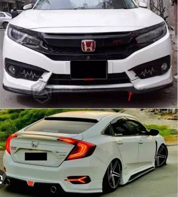 Body kit , spliter and spoiler 0