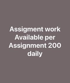 Assigment