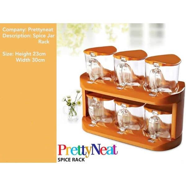 6 Pcs Fashion Style Seasoning Spice Rack Set 2