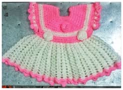 Handmade Baby woolen sweater for baby girl