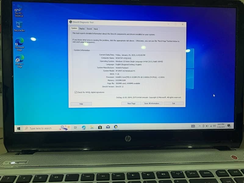 Hp envy m6 core i5 8gb ram (beats speaker) (Radeon graphics cards) 3