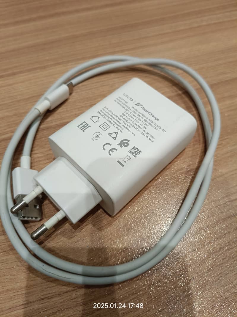 vivo 80 watt 100% orignl charger . 0