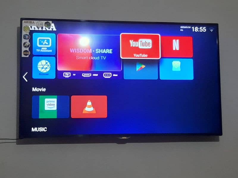 Akira smart led 50 inch 1