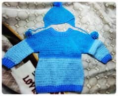 Handmade woolen sweater for Baby Boy