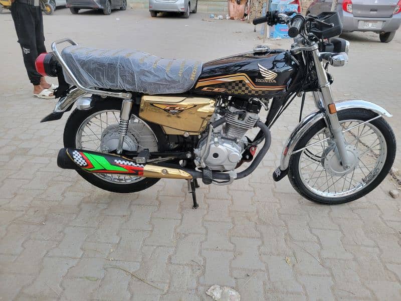 Honda CG-125 Gold edition -2024 jo ly ga usk nam register krwa k donga 1