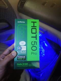 Hot 50 Pro 8gb Ram + 128 Rom Box Pack