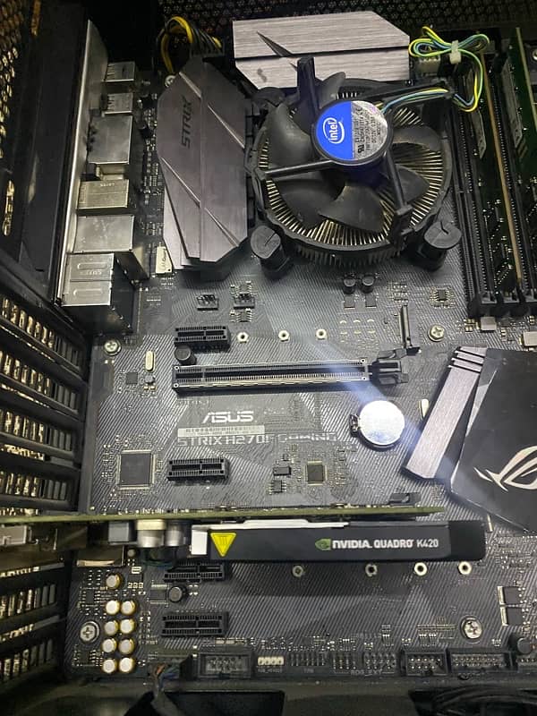 Argent for sell ROG STRIX H270F GAMING Motherboard and processor 3