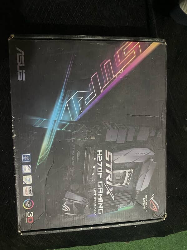 Argent for sell ROG STRIX H270F GAMING Motherboard and processor 10