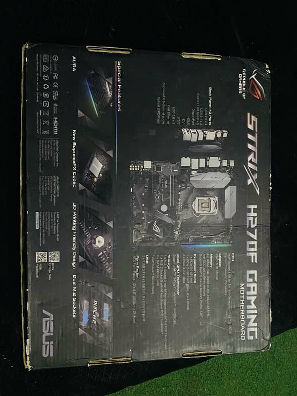 Argent for sell ROG STRIX H270F GAMING Motherboard and processor 13