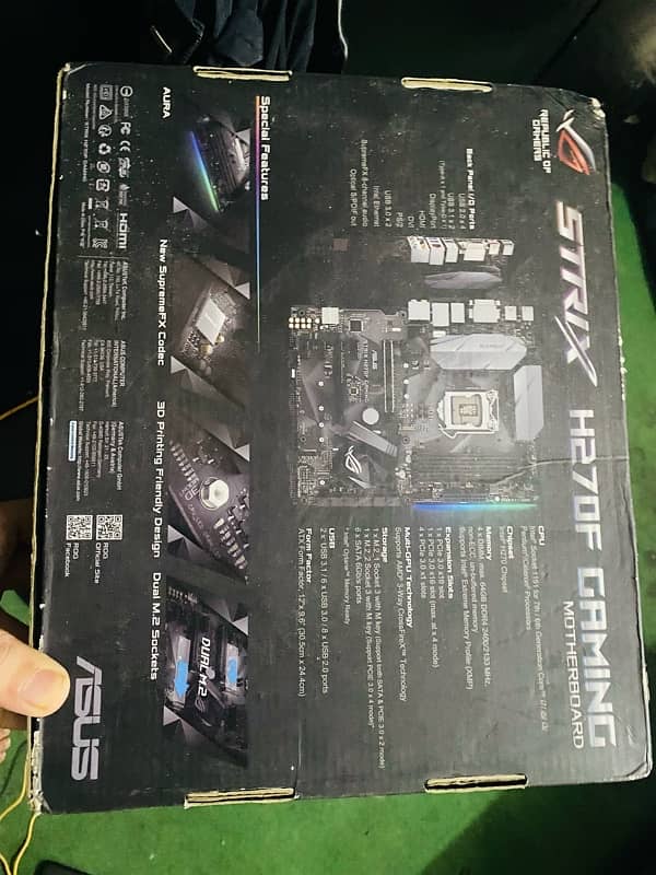 Argent for sell ROG STRIX H270F GAMING Motherboard and processor 14