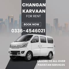 rent a Changan karvaan/karvaan for rent/7seater for rent/car rental