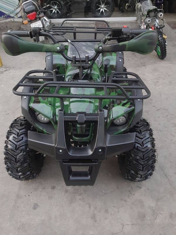 revers gear 124cc jeep atv quad 4 wheels delivery all Pakistan 0