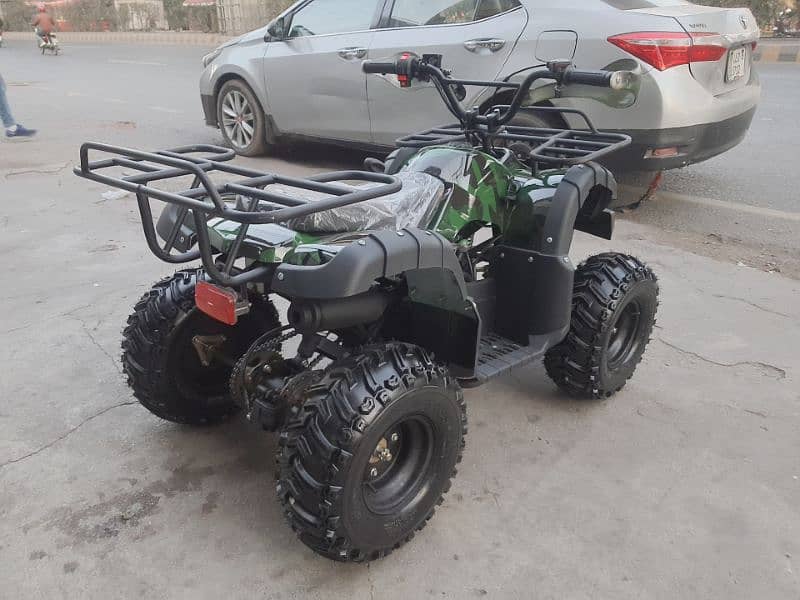 revers gear 124cc jeep atv quad 4 wheels delivery all Pakistan 1