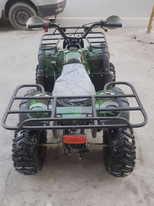 revers gear 124cc jeep atv quad 4 wheels delivery all Pakistan 3