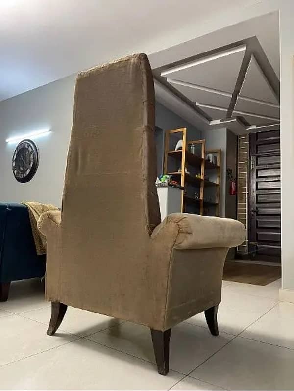 High Back Sofa Chair Set For Sale 2