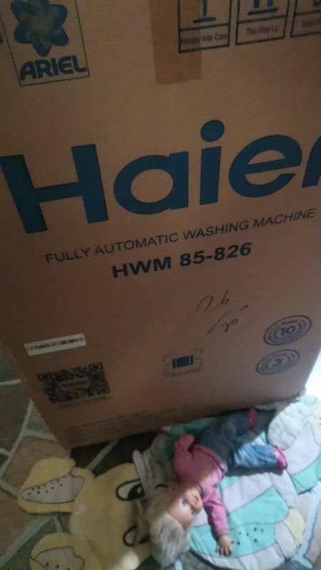 Haier HWM 85-826 8.5KG Fully Auto Washer & Dryer – Sealed Box 0