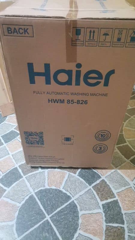 Haier HWM 85-826 8.5KG Fully Auto Washer & Dryer – Sealed Box 1