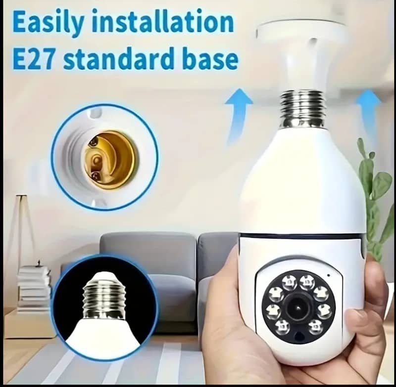 360 Wi Fi 1080p Bulb Camera 4