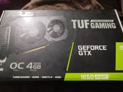 Gtx 1650 Super Asus Tuff gaming