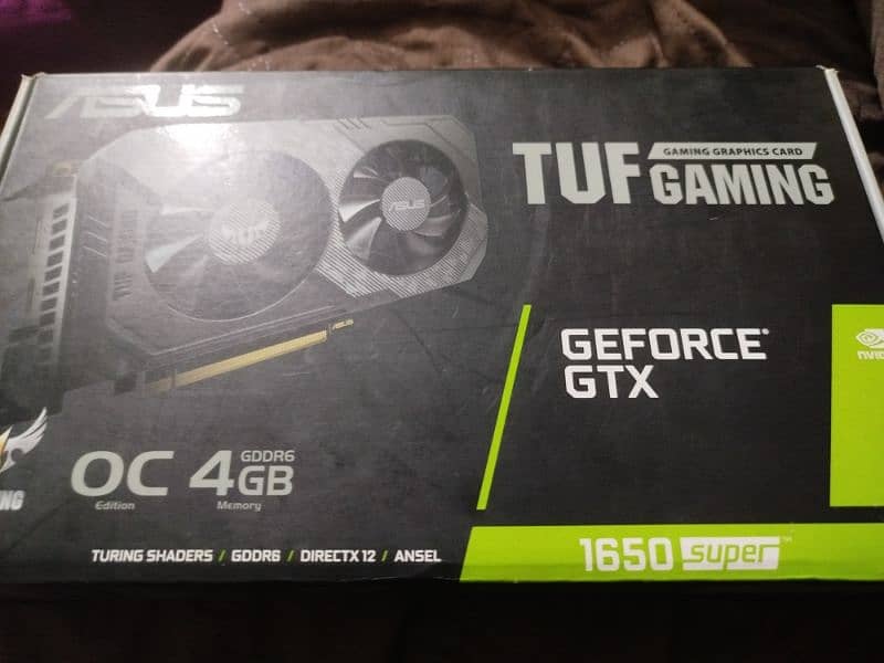 Gtx 1650 Super Asus Tuff gaming 0