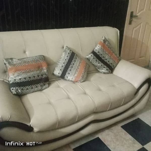 leather sofa set 1.2. 3 seater 2