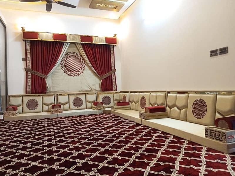 majlis sofa/arabic sofa set/bethak /hujra/balochi bethak 11