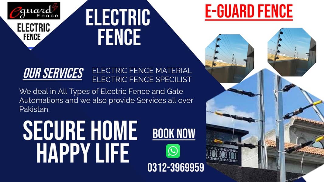 electric fence material for sale / electric fence in home security 0