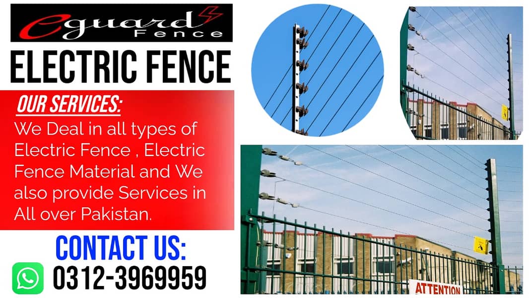 electric fence material for sale / electric fence in home security 0