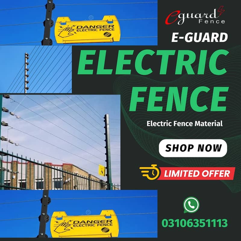 electric fence material for sale / electric fence in home security 0