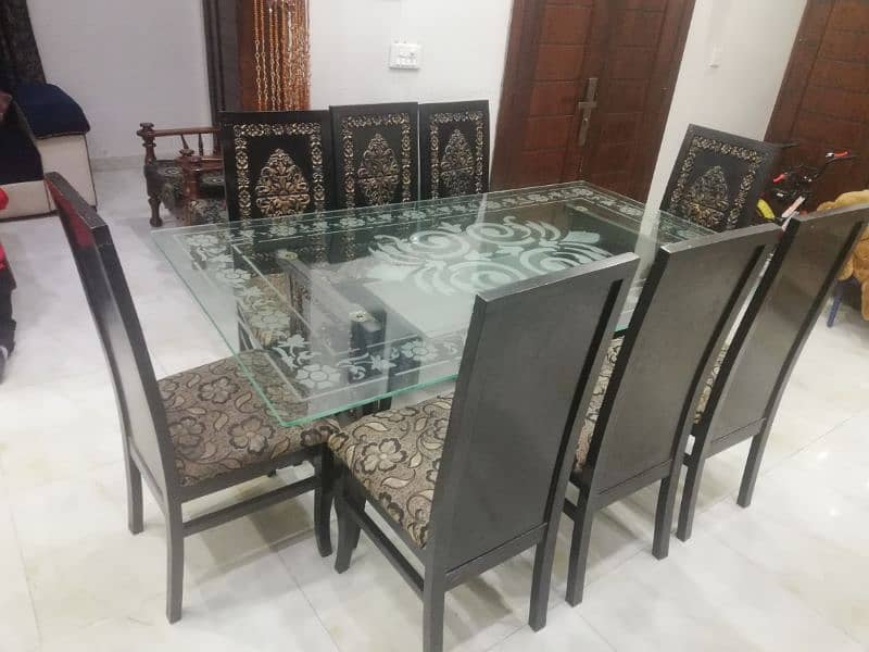 Dining Table 8 seater with Mirror Table 0