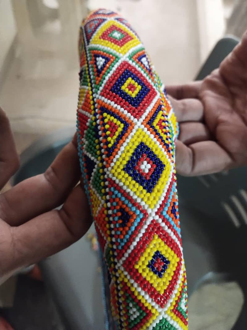 Handmade Steering Wheel Cover (Sindhi Saqafat) 2