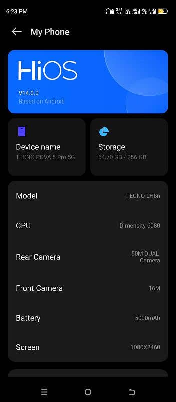 Tecno pova 5pro 5g 0