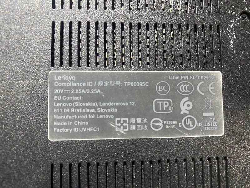 Lenovo    Tinkpad      i 5   8 G  16 rm   256 ssd 3