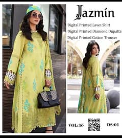 Jazmin Lawn 3pc Collection