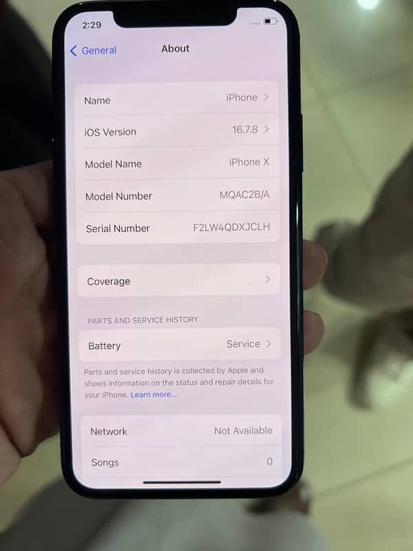 Iphone X 64gb non pta 7