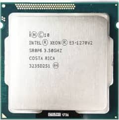 E3 1270 v2 UpTo 3.9 GHz Better than 17 3770 3.5 GHz