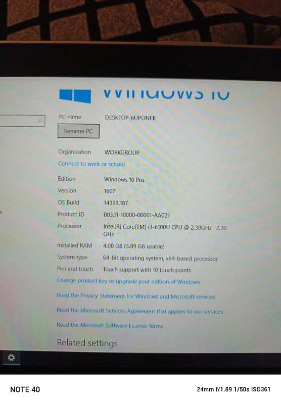 6th generation core i3 4gb ram touch screen hp pavilion laptop 1