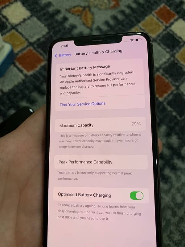 IPHONE XSMAX 256 DUAL SIM PTA APPROVED WITH BOX 5