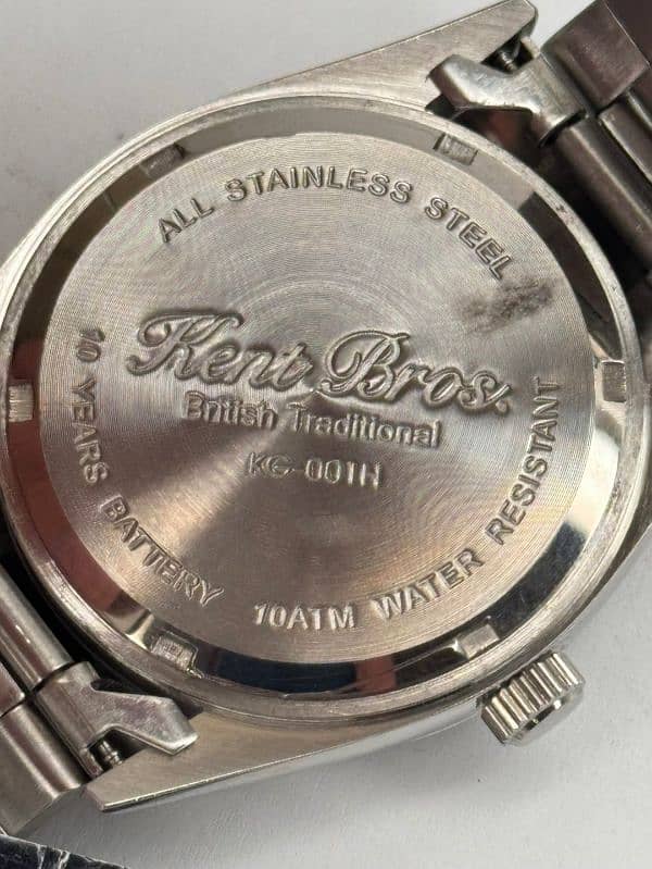 Kent Bros British Traditional KG-001 Original Steel Watch – Brand New 4