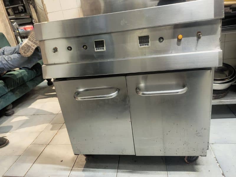 Commercial double tank fryer 3