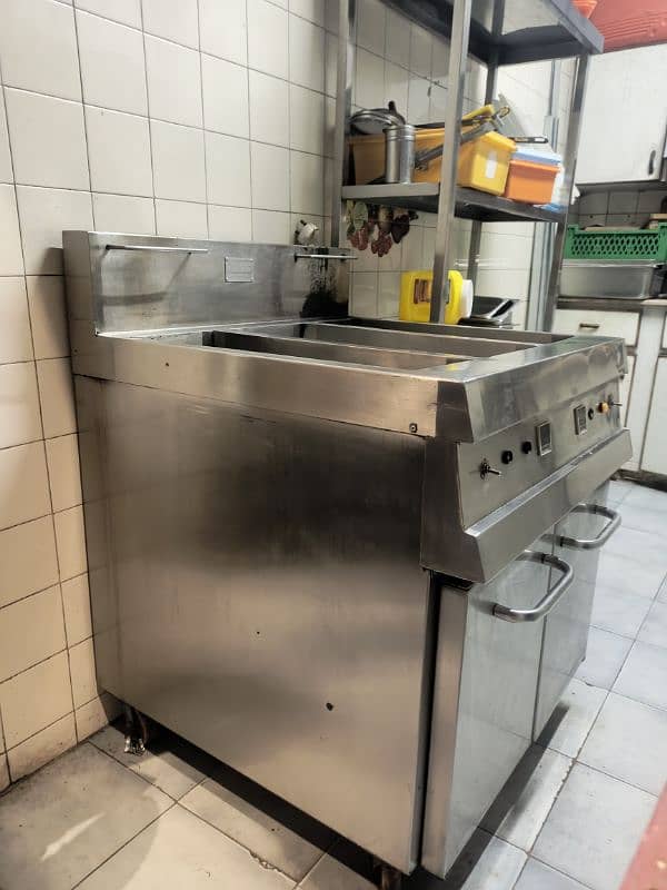 Commercial double tank fryer 5