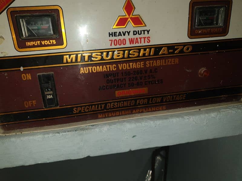 mistubishi stabilizer 7000watt 1