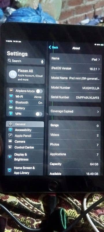 ipad mini 5 10 by 9 condition 2