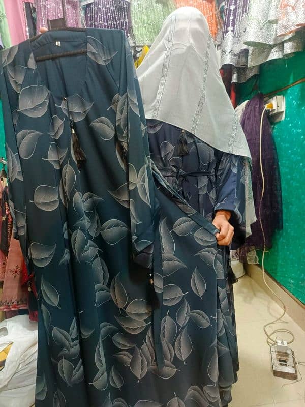 Abaya Hijaab Burqa Long Maxi Full dress Fancy Latest Abaya 8