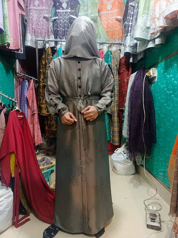 Abaya Hijaab Burqa Long Maxi Full dress Fancy Latest Abaya 17