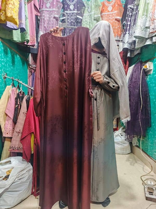 Abaya Hijaab Burqa Long Maxi Full dress Fancy Latest Abaya 18